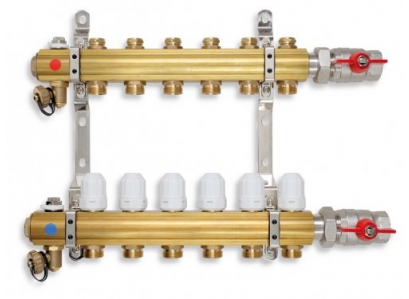 Rozdeľovač RZ-8 komplet + termoven.1x3/4