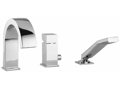 Paffoni Level LES 040 CR  Batéria vaňová 3-otvorový