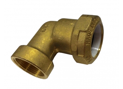 PE Koleno MOSADZ 40x5/4" ZD