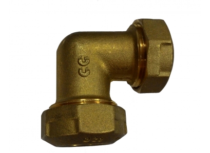 PE Koleno MOSADZ 25x25