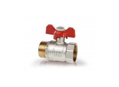 Guľový kohut 3/4" MF motýľ VODA