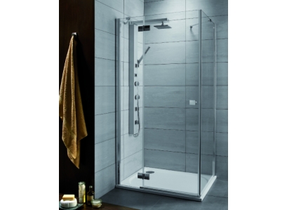 Spr.kút ALMATEA KDJ 80x80 chróm-číry Ľ