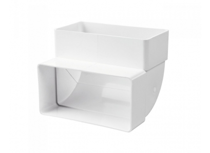 Koleno 90 ploché 55x110mm    kod 5252