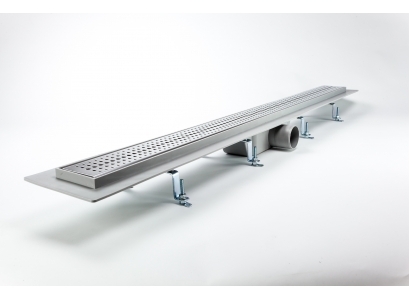 STYRON spr.žľab+rošt 80cm nerez BASIC